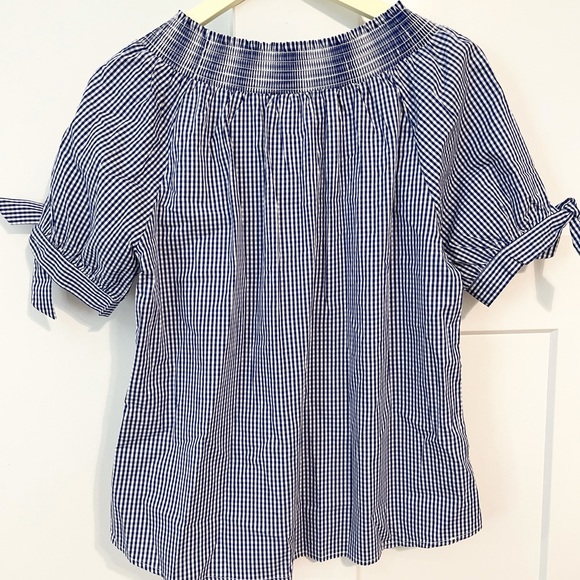 Navy and White Striped Top Size Medium - Picture 5 of 5
